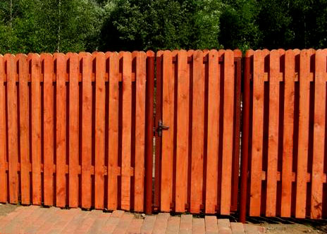 Деревянный забор своими руками
